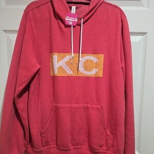 Bella Canvas Red Hoodie with KC Logo